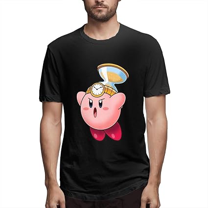 Amazon.com: Kirby T Shirt Men Classic Short Sleeves Soft Tee Shirts