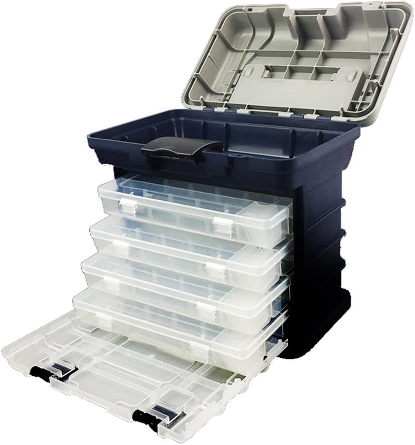 Amazon Com Oak Pine Multifunction Fishing Tackle Box Lure