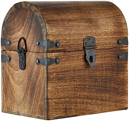Eximious IndiaDecorative Box Gift for Women Multipurpose Wooden Jewelry Box Trinket Holder Keepsake Storage Box JB02