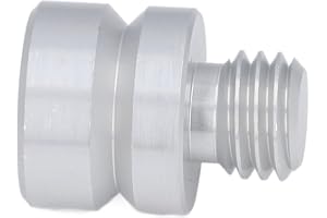 Pomya Precisely Cast Aluminum Prism Adapter 5/8 11 Thread 20mm Long for GPS RTK Total Station Base, Portable Surveying Tool f