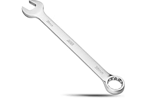 Jaeger 36mm Jumbo Combination Wrench with 15° Offset Box End – Heavy-Duty Metric Wrench with 12-Point Box End, High-Strength Steel, Automotive, Construction, and Mechanical Applications