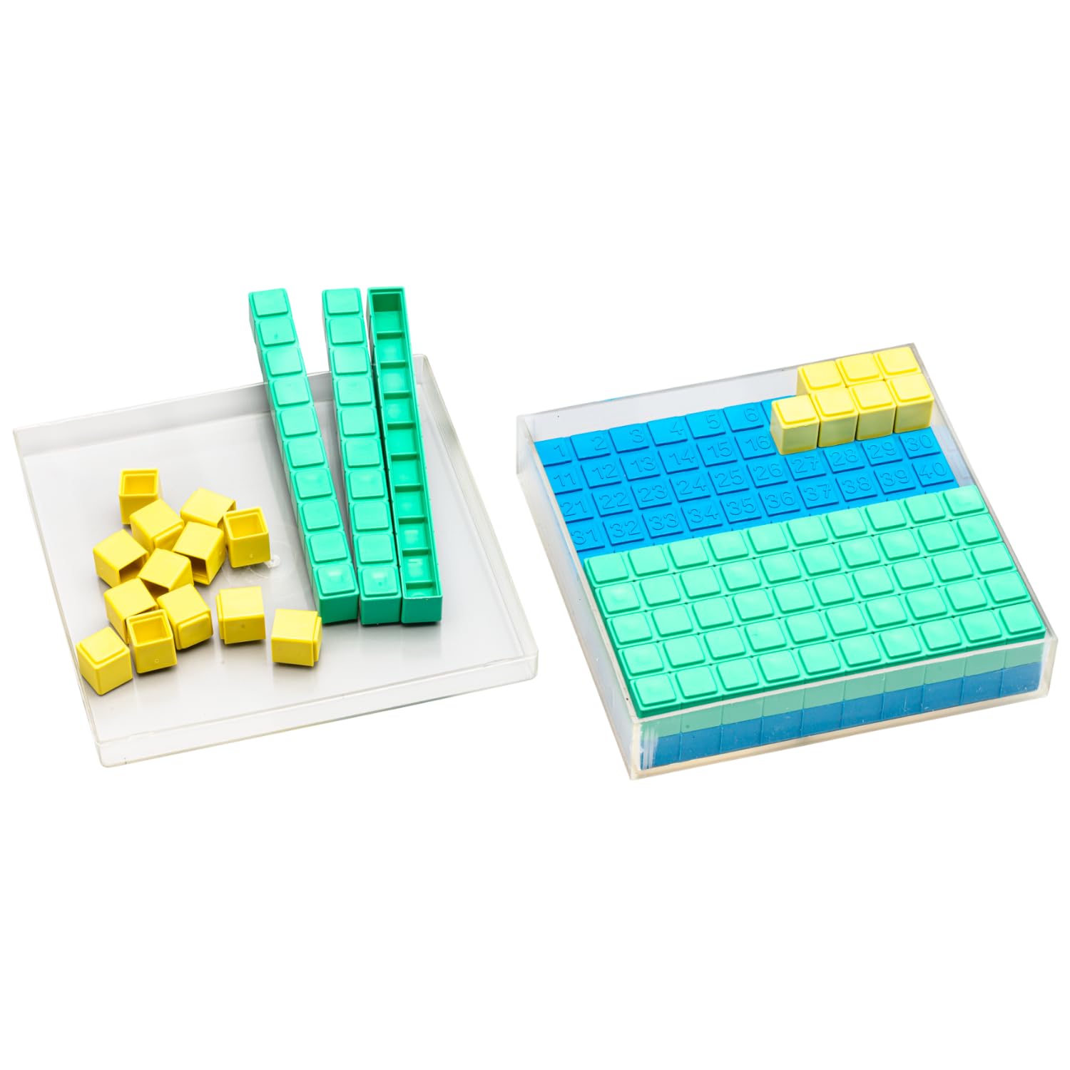 WISSNER 30-Piece Board – Decimal TENS System – 29 parts – 10 cm x 10 cm