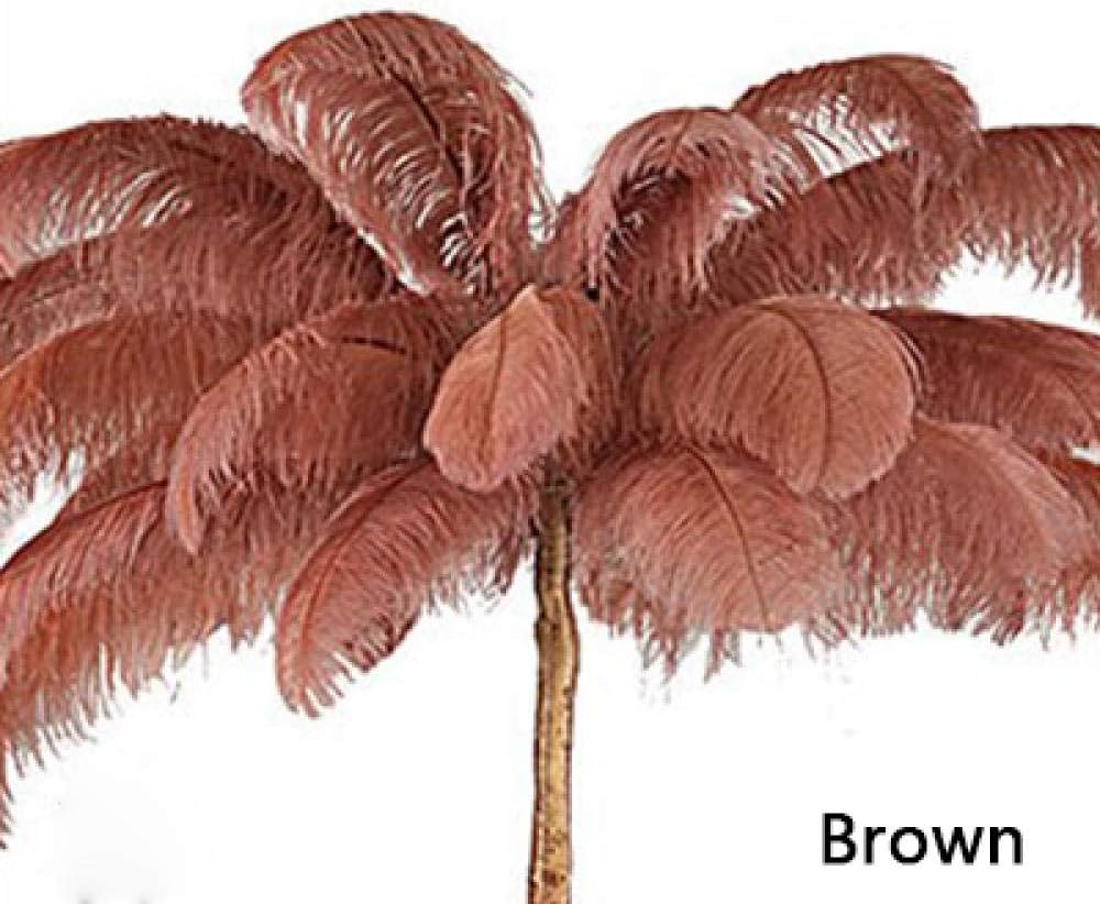 Floor Lamp Modern Luxury Tree Branch Ostrich Feather Floor Lamp High Grade Stand Light Floor Lamps for Living Room Bedroom Lamp-Brown_Black_Floor Lamp