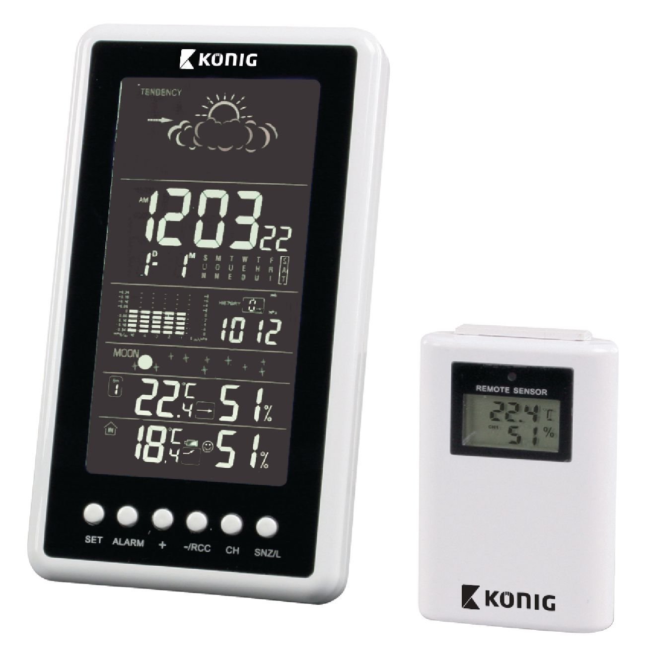 WIN Design Wall Clock/Radio/digital weather station Amazon.co.uk