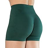 AUROLA CAMO Collection Workout Shorts for Women Subtle Logo Seamless Scrunch Gym Yoga Running Active Short
