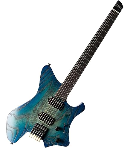 EART Headless Electric Guitar GW2 fixed Bridge for 6 String Travel