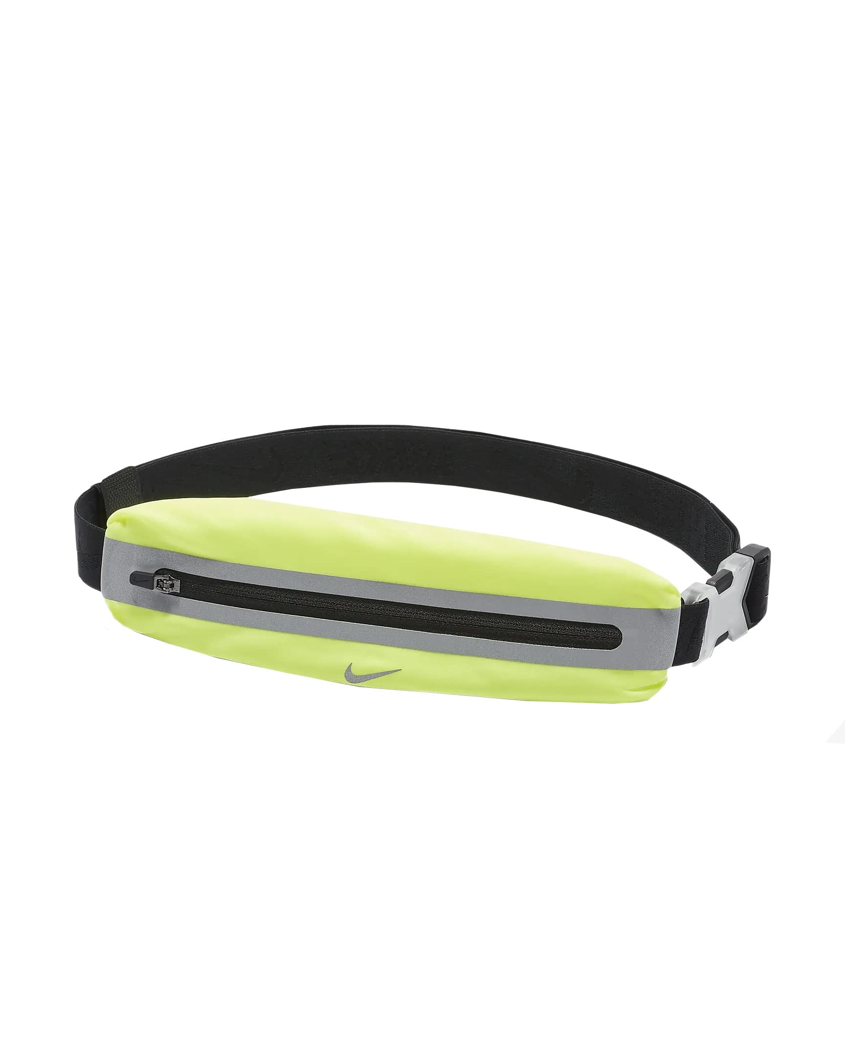 NIKE Waistpack, 724 Volt/Black/Silver, Multicoloured, 23cm, Nike Slim Waist Pack 2.0 - Volt