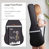 CAHAYA Electric Guitar Bag CY0225 6mm Padding Padded Backpack Black view 6