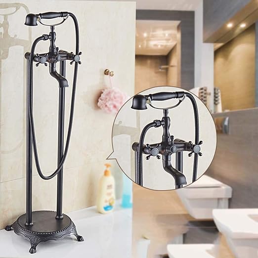 Amazon Com Antique Floor Standing Bathtub Faucet Hot And Cold
