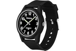 TENOCK Kids Analog Watches for Girls Boys Watches with Soft Band Learning Time 50M Waterproof Children Watch Easy to Read for Ages 4-12 Kids Gift