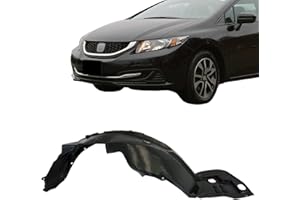 Perfit Liner Front Left Driver Side Fender Liner Inner Panel Splash Shield Guard Compatible with 2012-2015 Honda Civic Fits HO1248142 74151TS8A10