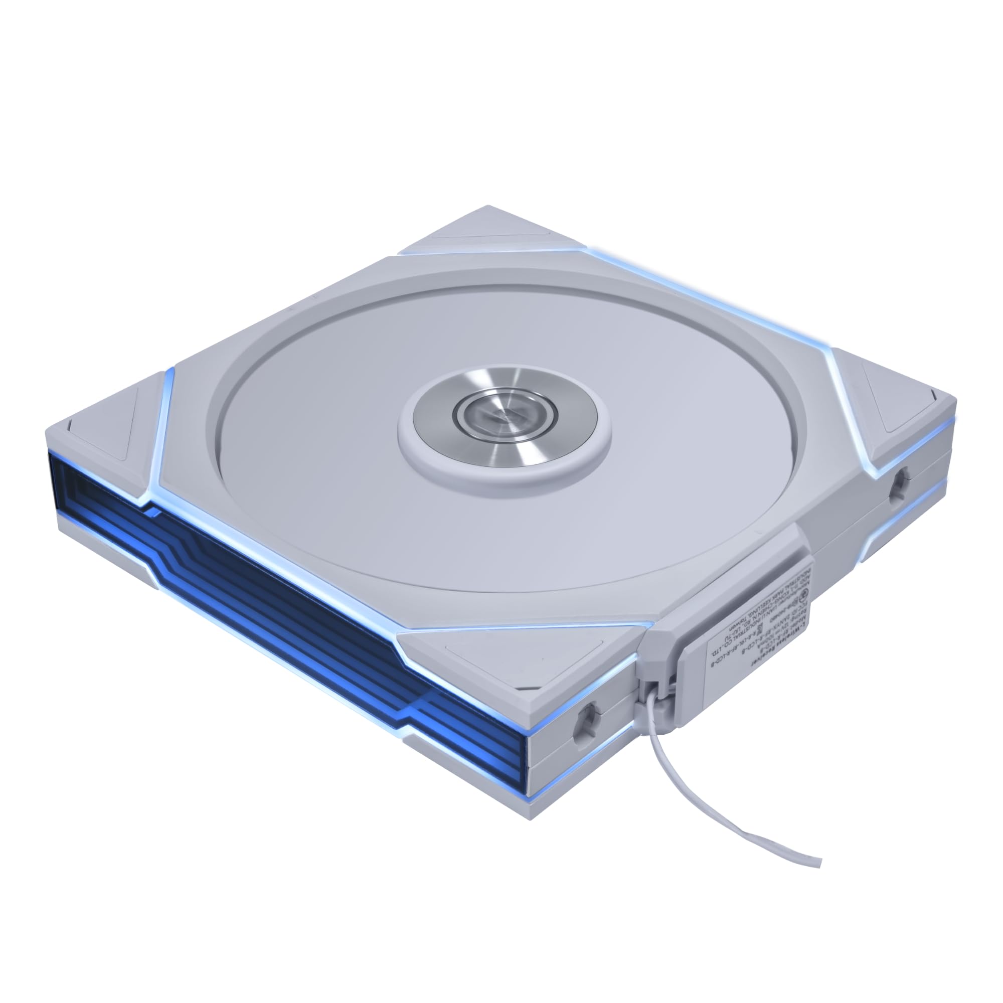 Photo 1 of Lian Li UNI Fan TL Wireless 140-Single Pack -2.4 GHz Wireless Signal 140MM ARGB Fan-Infinity Mirror-Daisy-Chain - Customizable Lighting Effects-Controller NOT Included & Required - White (14TL1W1W)