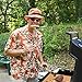 BestGreen Copper Grill Mat Golden Grill Mats and Bake Mats (4pcs) - 100% Non-stick BBQ Grill Mats