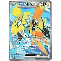 tapu koko ex pokemon card value - 222/182 - Paradox Rift - Full Art - Ultra Rare Box:Garland at the Chaos Shrine [1L] Vengeful Shock (30+) thanos_squid_games 5 Affordable Pokémon Cards