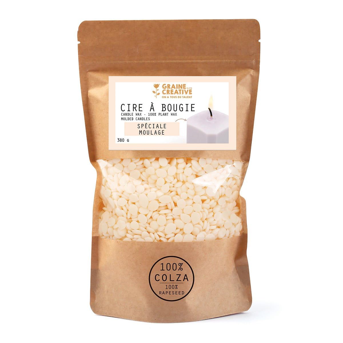 Graine Créative Vegetable Moulding Wax - Canola - 380 g