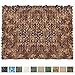 iunio Camo Netting Camouflage Netting, Camo Net Bulk Roll Camouflage Mesh Nets for Hunting Blind Deer Stand Military Party Decorations Sunshade Camping Shooting (6.5ftx4.9ft, Desert)