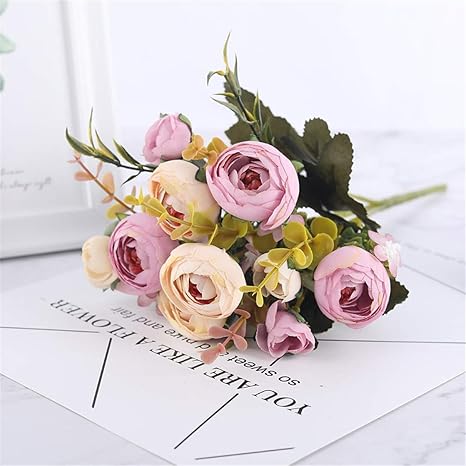 Amazon Com Rvbyjfg Daisy Camellia Artificial Flower Bridal