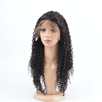 Amazon Com Dingli Hair Brazilian Virgin Loose Curly Lace Front