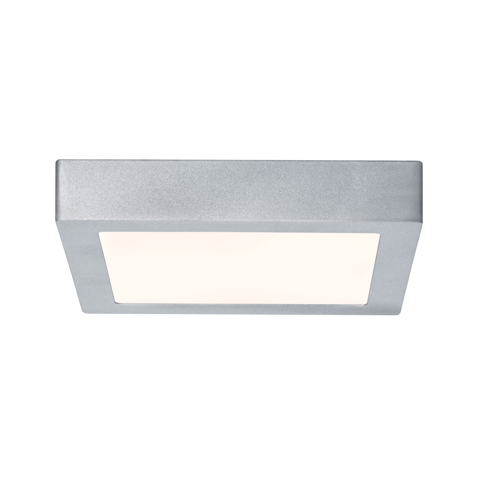 WallCeiling Lunar LED Panel 225x225mm 15.4W 230V matt Chrome Aluminium