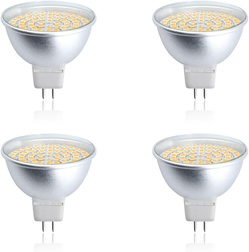 Luxvista LED MR16 GU5.3 Base Bulb 120 Volt Spotlight Gx5.3 Base 50W