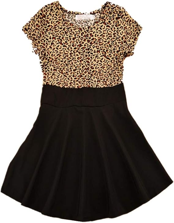 robe leopard enfant