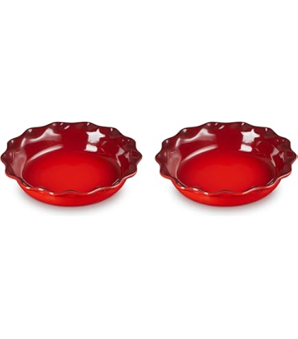 Plat à Tarte Ovale Le Creuset Grès Couleur Roux 28 Cm Très Bon état
