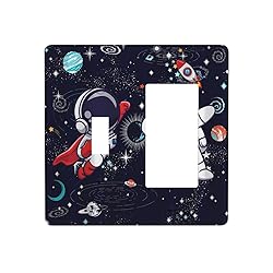 Tewujay Decorative Cartoon Cute Astronauts Galaxy