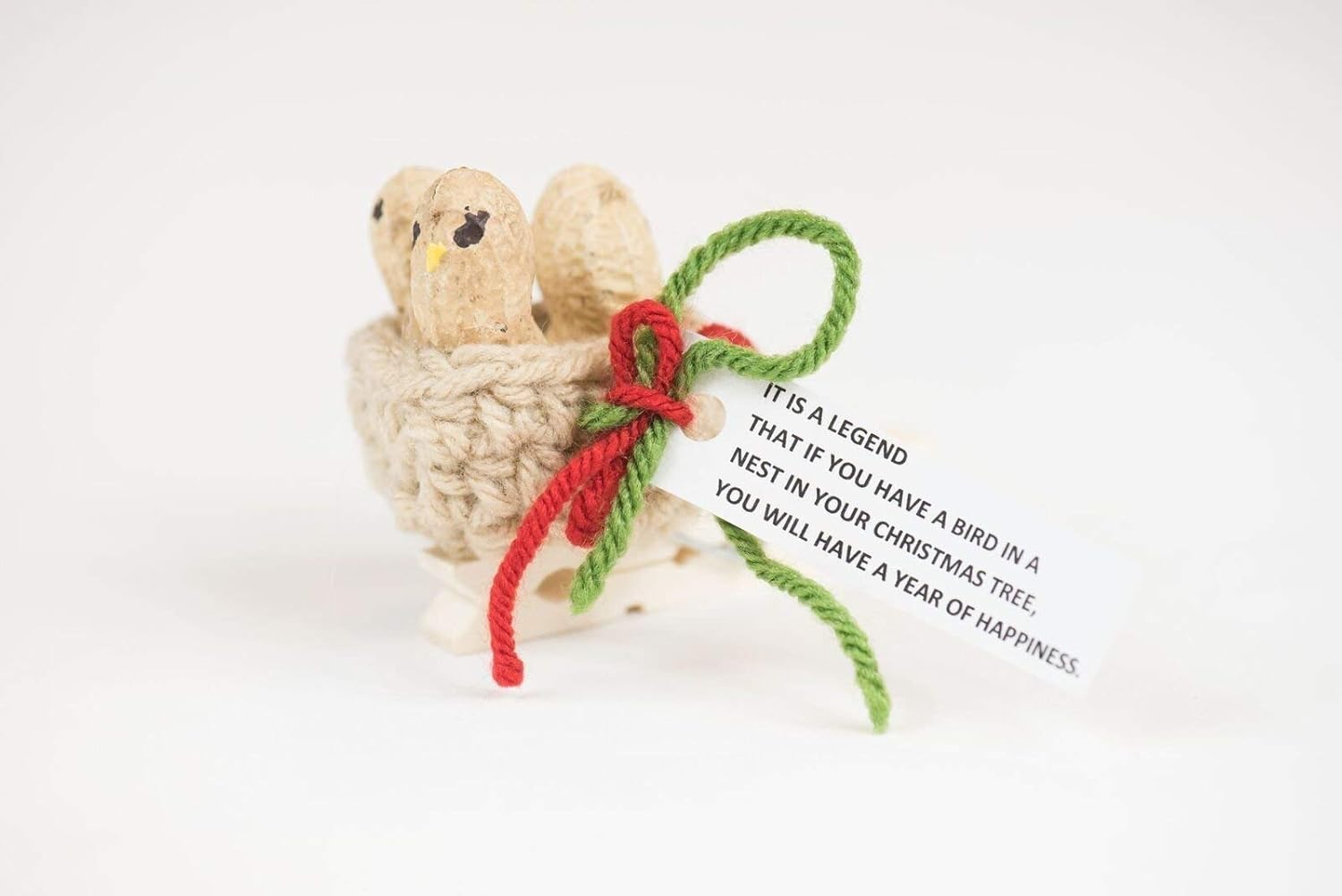 The Legend Of The Bird's Nest Christmas Ornament Handmade