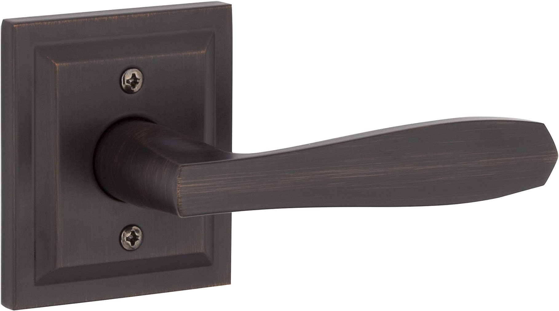 BaldwinTorrey, Half Dummy Door Right Handed Lever, Non-Turning Door Handle for Closet, French Door, With Microban Protection, in Venetian Bronze