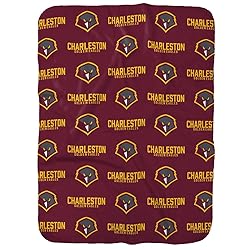 University of Charleston Logo Pattern Sherpa