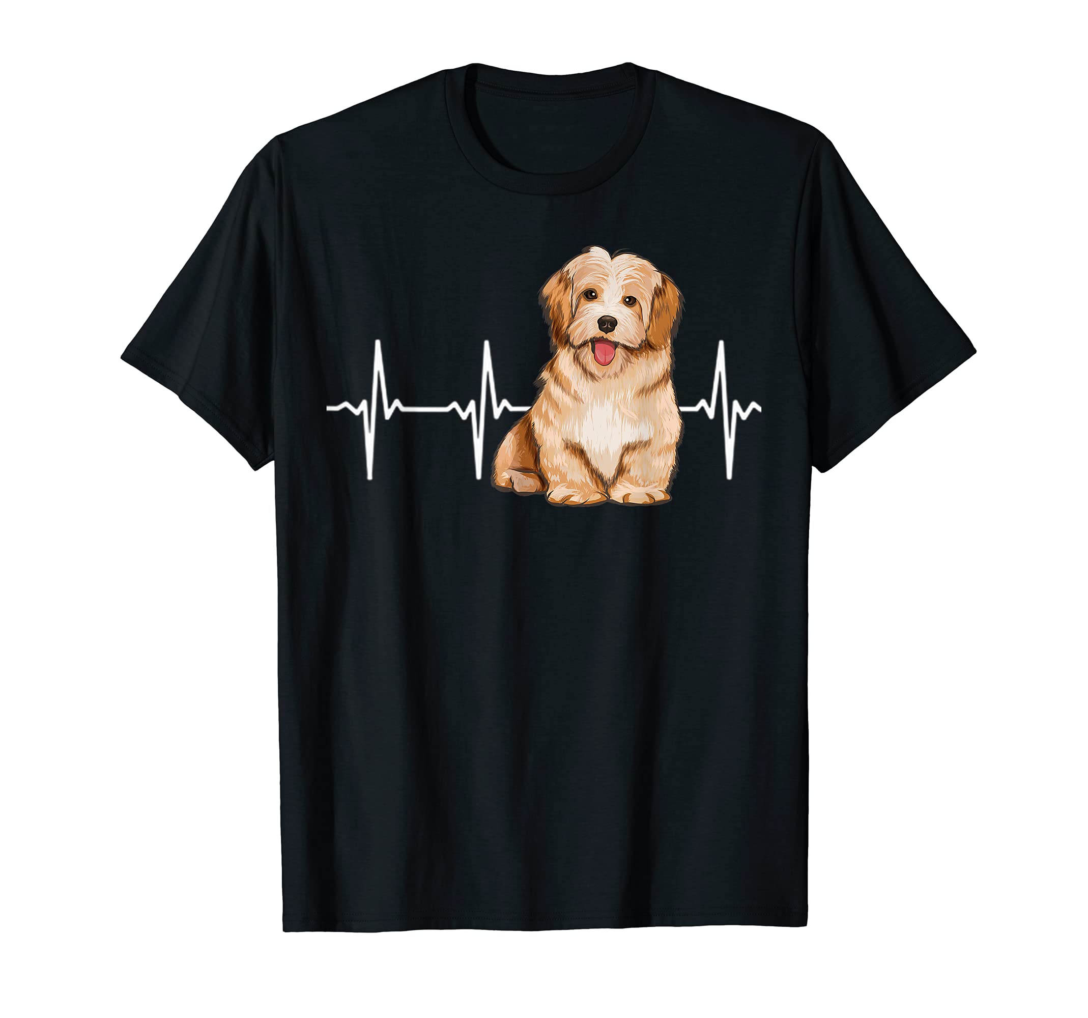 Havanese Heartbeat Dog Lover T-Shirt