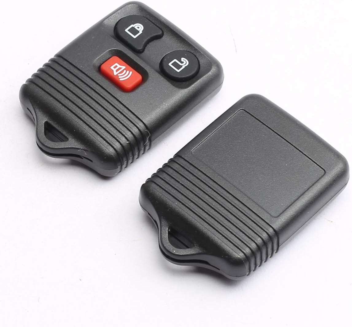 Black Car Key Fob CWTWB1U212 pack of 2 Keyless Entry Remote 3 Button