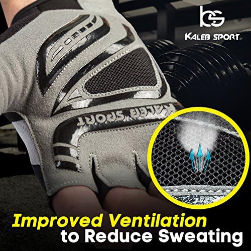 Workout Gloves with Special Coating for a Stronger Grip | Improved Ventilation | Easy to Get On &amp; Off | Great for Weight Lifting, Fitness Training &amp; Gym Exercise | Suitable for Both Men and Women