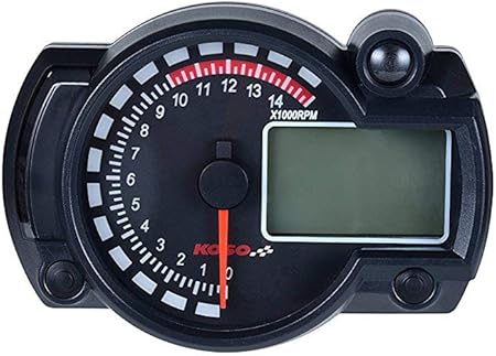 Amazon Bsk 毎時299キロの7色の背景光クラスのタイプの多機能lcdデジタルスピードメータの最大速度 スピードメーター 車 バイク