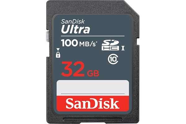 SanDisk 32GB Ultra 100MBs SDHC Memory Card