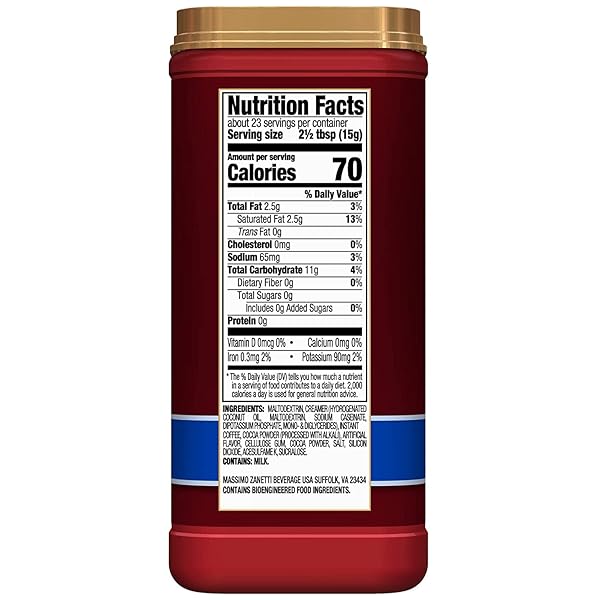 HILLS BROS. INSTANT CAPPUCCINO MIX, SUGAR FREE FRENCH VANILLA (12 OZ, PACK OF 1) – CONVENIENT AND VERSATILE, INSTANT HOT OR ICED COFFEE, FROTHY & RICH VANILLA FLAVOR – JUST ADD WATER
