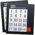 Plastic Slide 19 Number Puzzle - 2 Pack