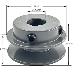 Saelno AK20-5/8 Sheaves,v Belt Pulley 5/8 inch bore