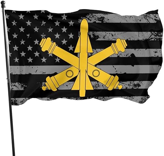 Emonye US Army Field Artillery Outdoor Flag Home Garden Flag Decorative