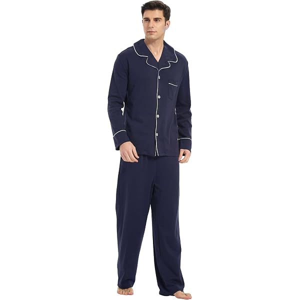 WDIRARA Women's 2-Piece Sleepwear Set - Letter Embroidery, Contrast Piping, Long Sleeve Pajamas - View #2