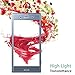 [2-Pack] CASEVASN for Sony Xperia XZ1 Screen Protector [Tempered Glass] 9H Hardness with Lifetime Replacement Warranty