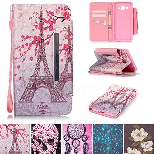 Galaxy grand prime g530 case, kickstand card slots cash…