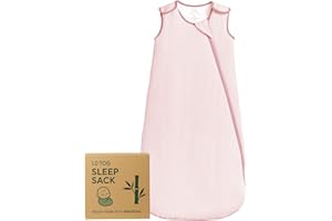 COZY SEAL Rayon Made from Bamboo Sleep Sack 1.0 TOG 18-36 Months Unisex Baby Sleeping Bag with 2-Way Zipper Breathable Wearable Blanket Baby