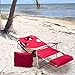 Ostrich Padded 3 N 1 Beach Chair Lounger with Side Tray