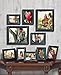 10 Piece Picture Frame Set, Photo Frames Set - Matte Black