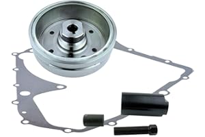 RMSTATOR Kit Flywheel + Flywheel Puller Gasket Replacement for Suzuki LTA 400 Eiger 2002-2007 LTA400 | OEM Repl.# 32102-38F00 / 32102-38F01 / 32101-38F00