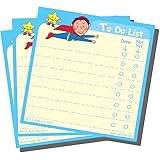 C.S. Kids Blue Sticky Notes/Self-stick Notes/Post-It Notes for To-Do List - Big Boys (Pack of 50 Sheets), SN01