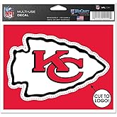 Wincraft NFL Kansas City Chiefs WCR41553014 Multi-Use Decal, 4.5" x 5.75"