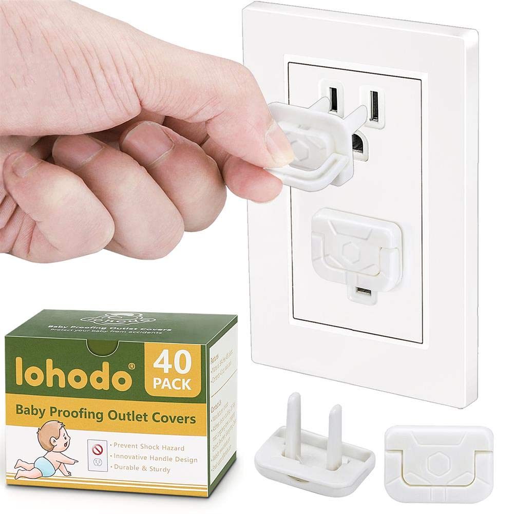 20 PCS Outlet Plug Covers Socket Cover Protector Baby Proof Electrical