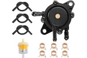 PFVF Fuel Pump Compatible with Kohler 17HP-25HP Engine Briggs and Stratton 808656 808492 John Deere LG808656 Kawasaki Yamaha Golf Cart Lawn Mower Cub Cadet mikuni Fuel Pump